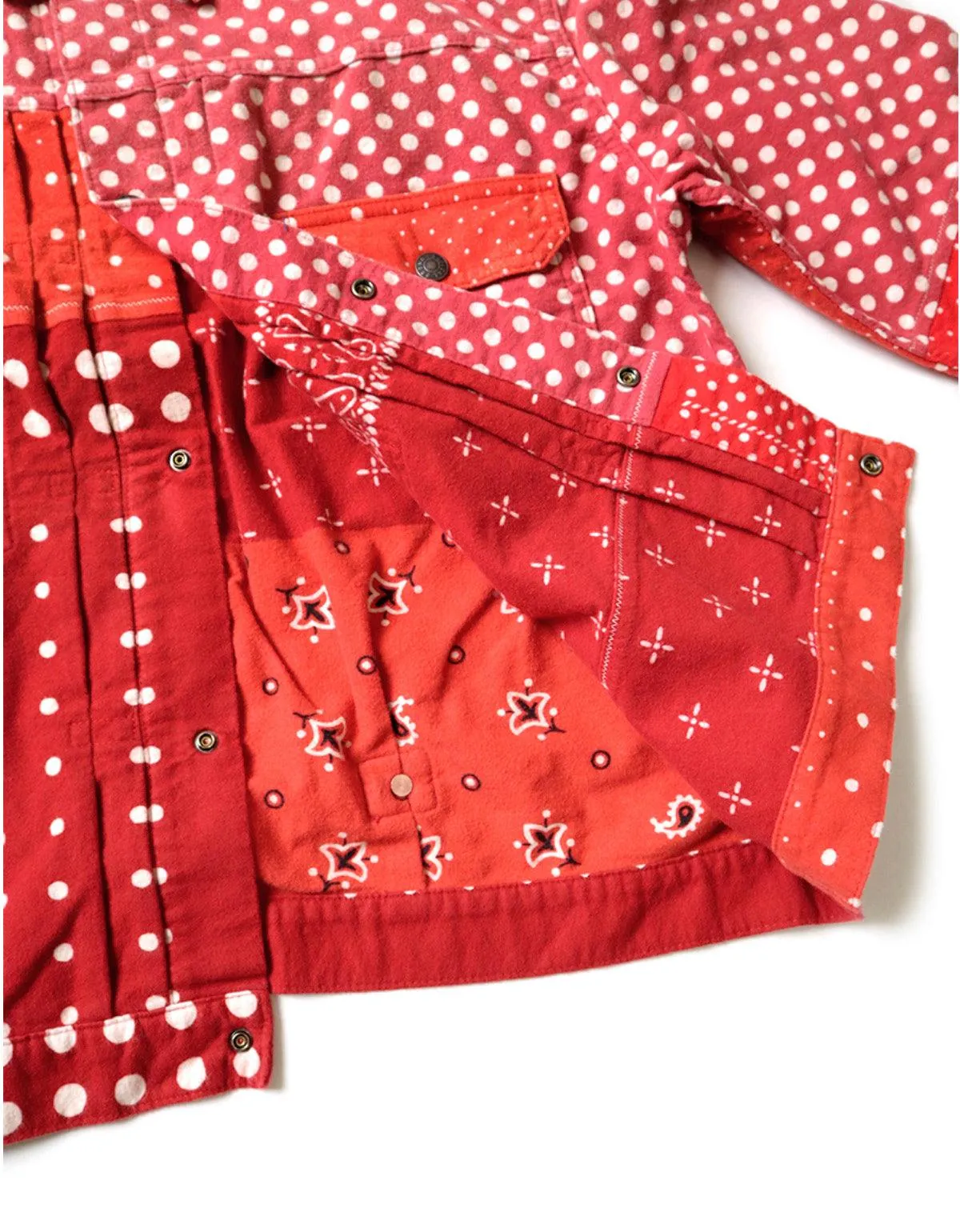 Kapital Nell dots Bandana reversible 1st jacket