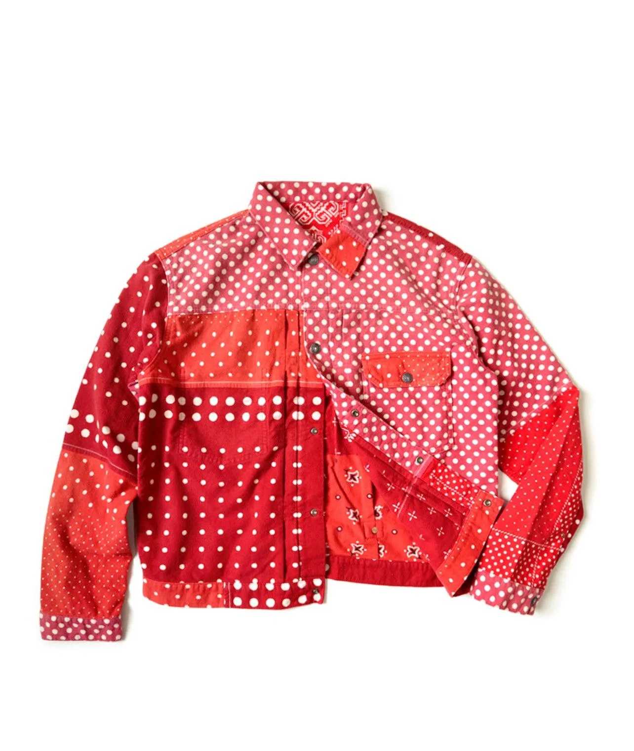 Kapital Nell dots Bandana reversible 1st jacket