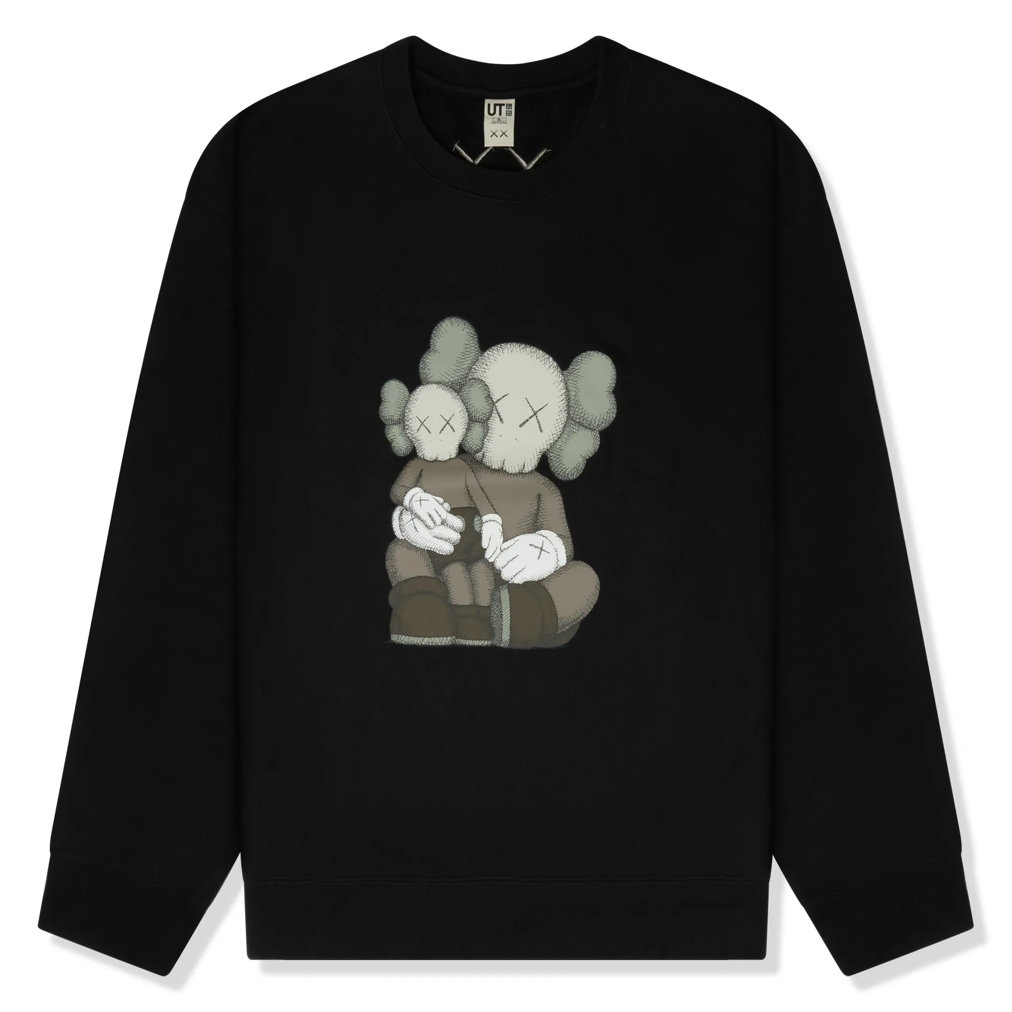 Kaws x Uniqlo UT Graphic Black Sweatshirt