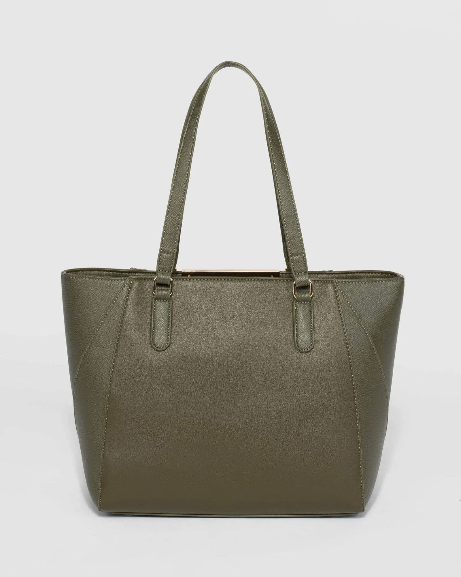 Khaki Domi Large Tote Bag