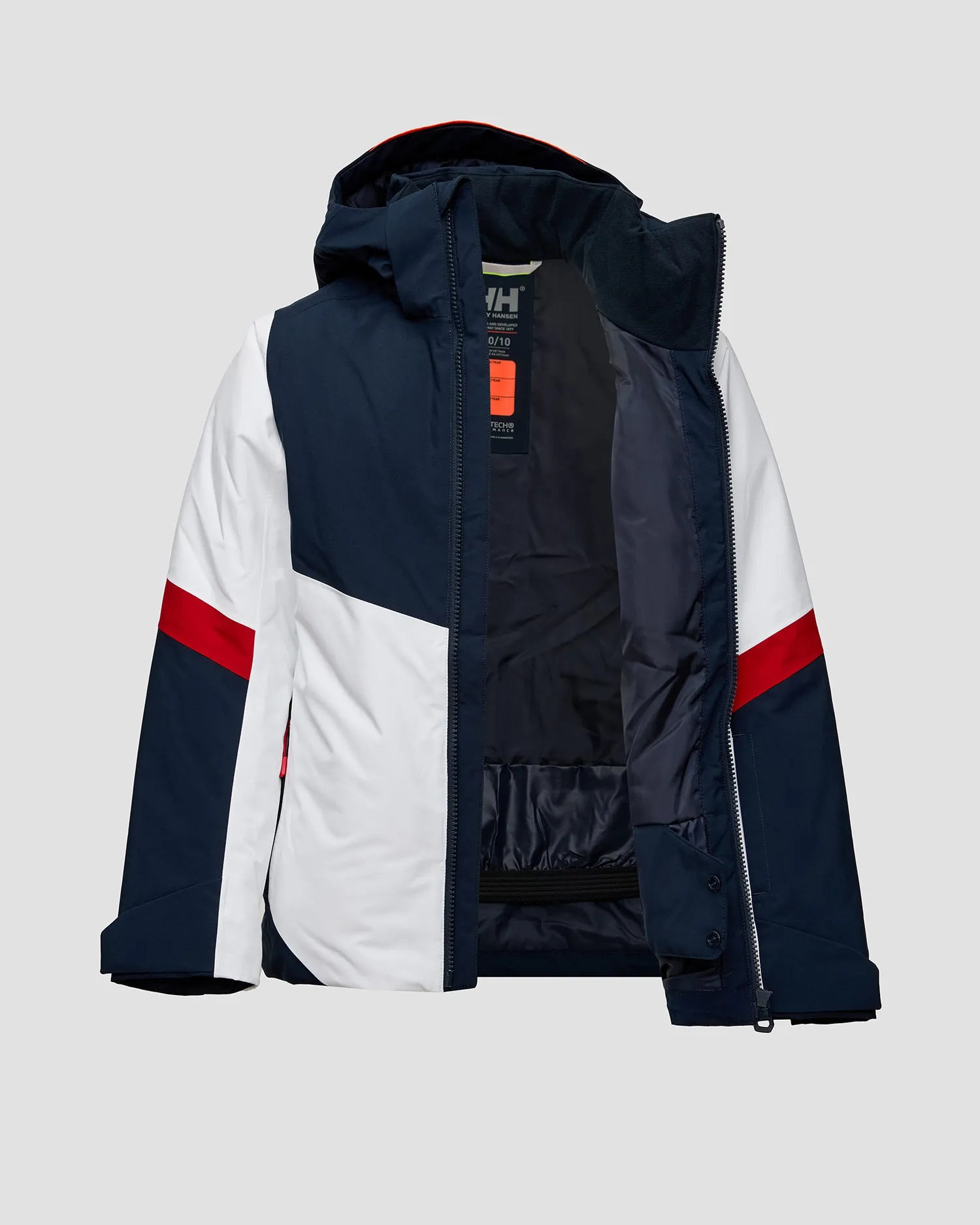 Kids' ski  Helly Hansen Elevate Jacket navy blue and white 41820-597