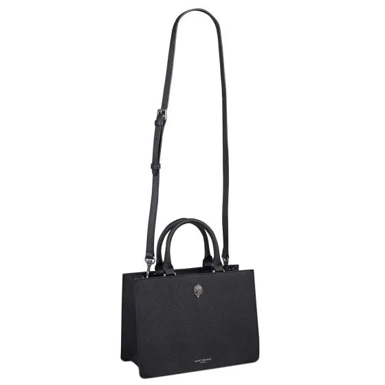 KURT GEIGER Shoredicth Tote Black Leather Corssbody Bag