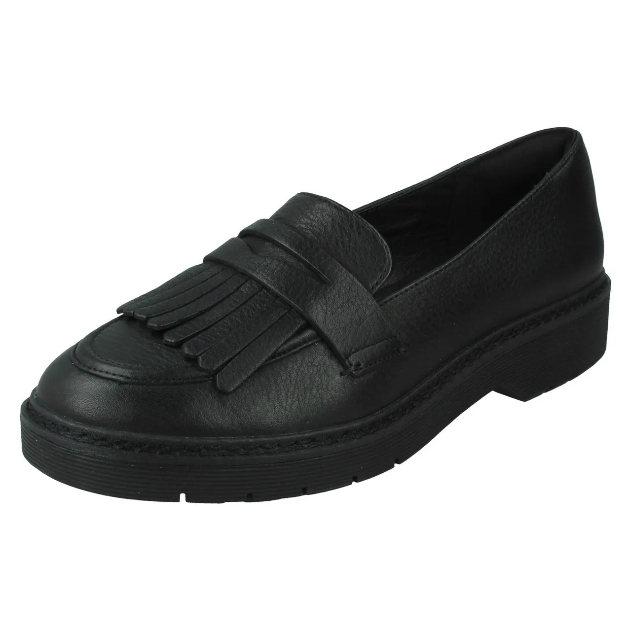 Ladies Clarks Loafer Shoes Witcombe Dawn