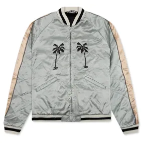 Life Is Palm Souvenir Jacket - Grey/Black