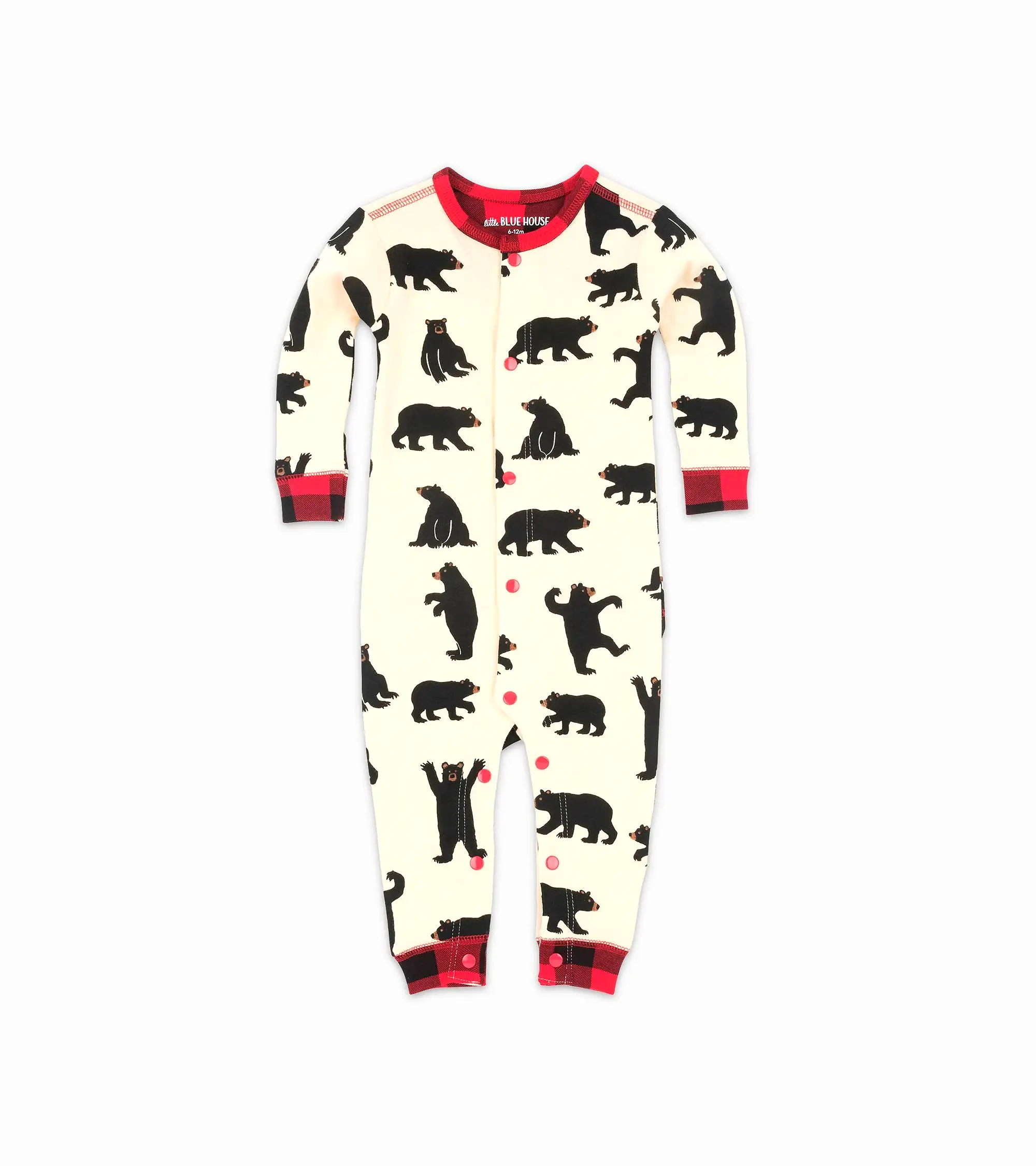 Little Blue House Black Bear Union Suit