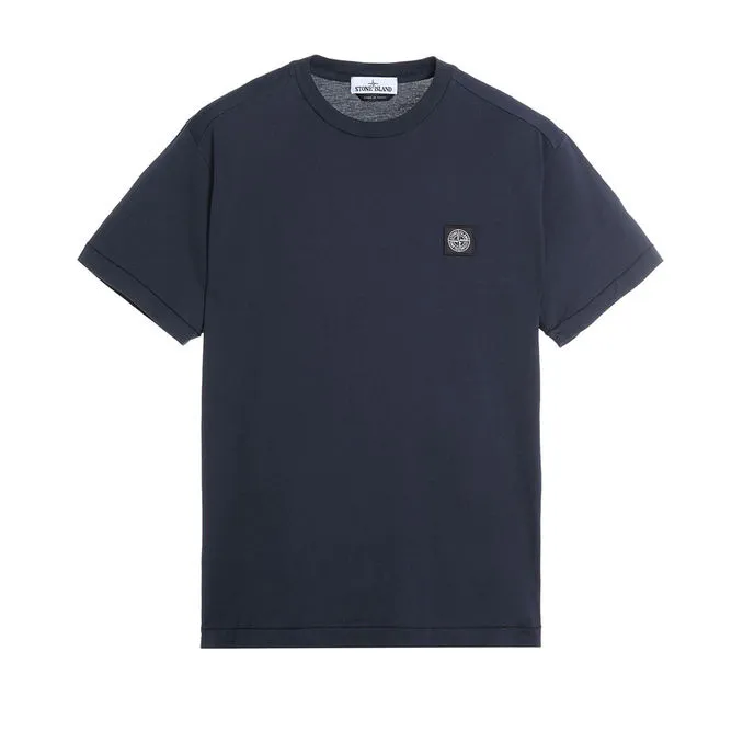 LOGO CREW NECK T-SHIRT Man Blue