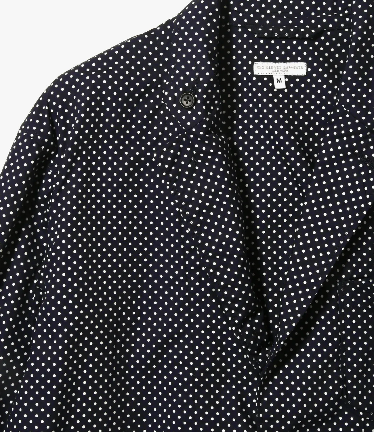 Loiter Jacket – Navy Big Polka Dot Broadcloth