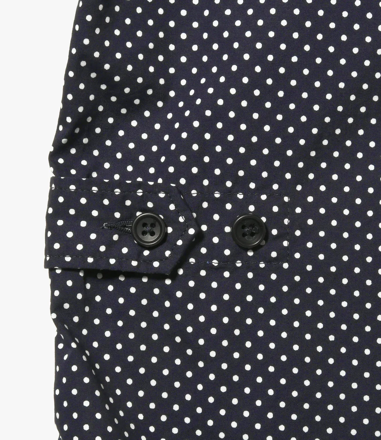 Loiter Jacket – Navy Big Polka Dot Broadcloth