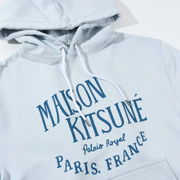 MAISON KITSUNE  |Long Sleeves Cotton Logo Designers Hoodies