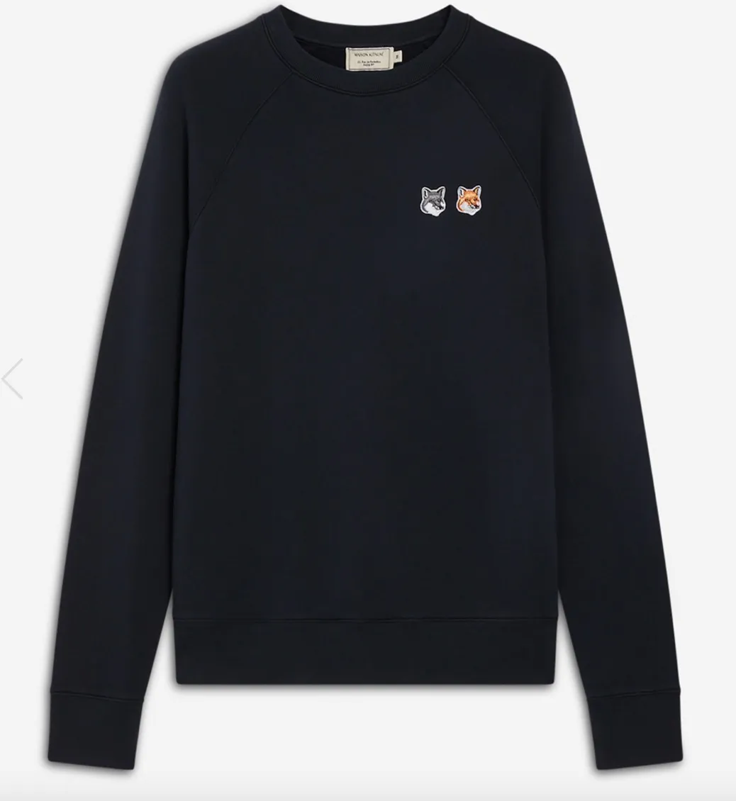 MAISON KITSUNE  |Long Sleeves Cotton Logo Hoodies & Sweatshirts