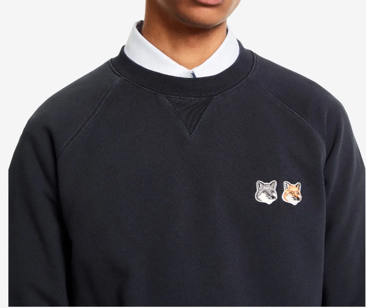 MAISON KITSUNE  |Long Sleeves Cotton Logo Hoodies & Sweatshirts