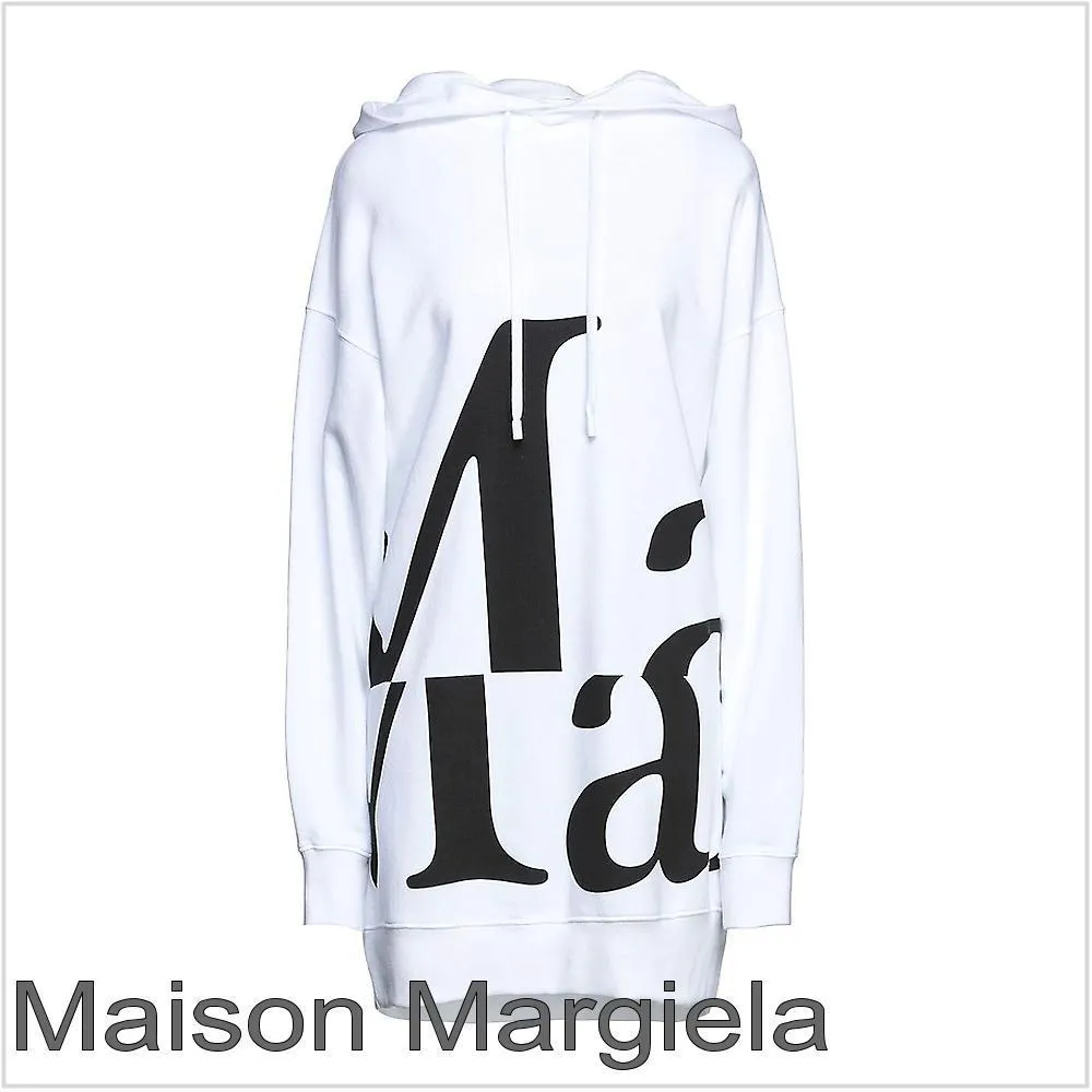 Maison Margiela  |Long Sleeves Logo Hoodies & Sweatshirts