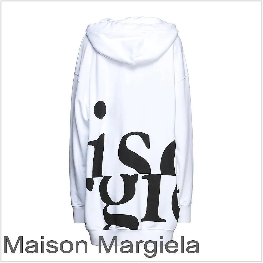 Maison Margiela  |Long Sleeves Logo Hoodies & Sweatshirts