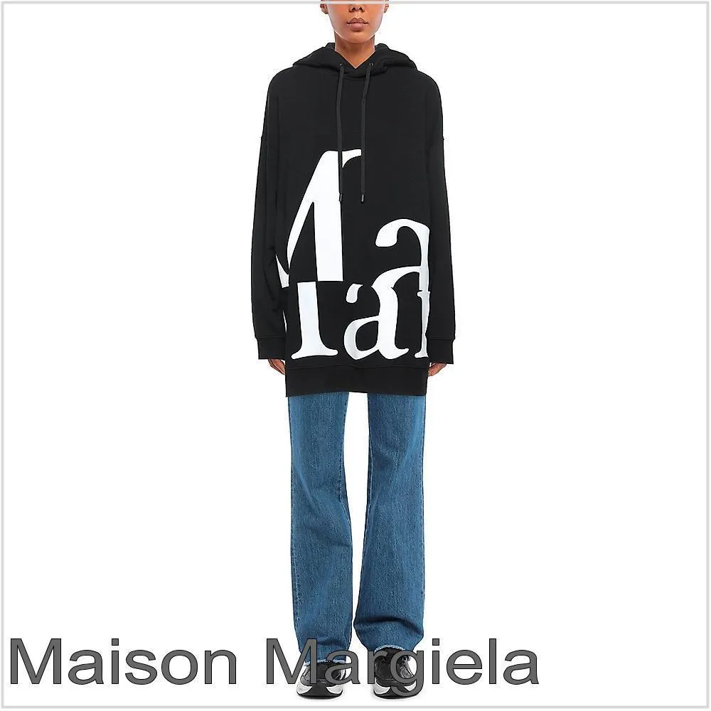 Maison Margiela  |Long Sleeves Logo Hoodies & Sweatshirts