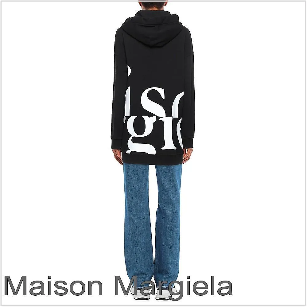 Maison Margiela  |Long Sleeves Logo Hoodies & Sweatshirts