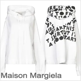 Maison Margiela  |Long Sleeves Plain Hoodies & Sweatshirts