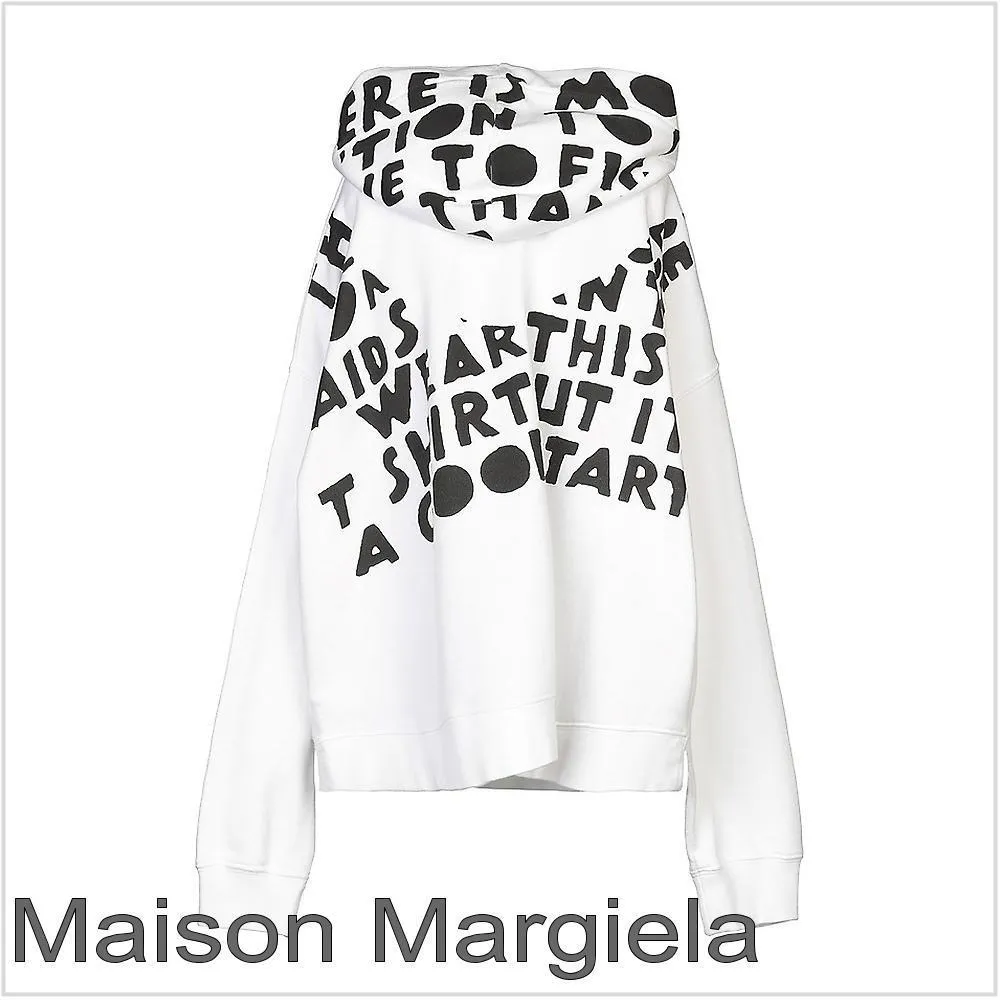 Maison Margiela  |Long Sleeves Plain Hoodies & Sweatshirts