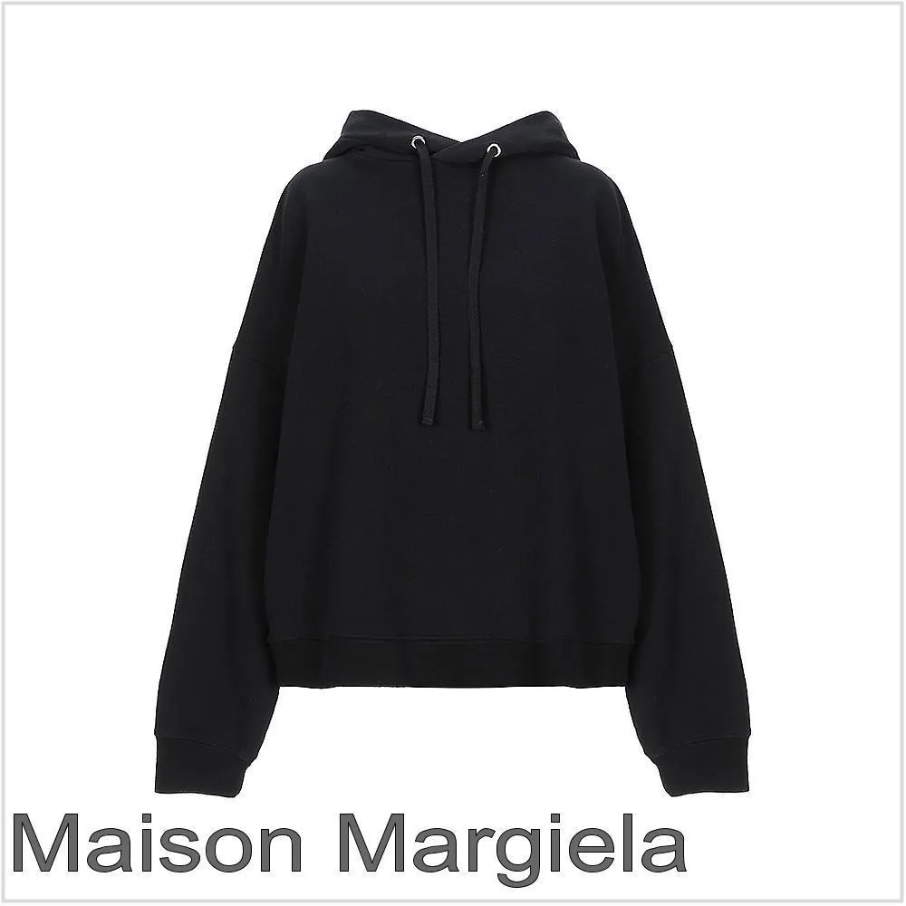 Maison Margiela  |Long Sleeves Plain Hoodies & Sweatshirts