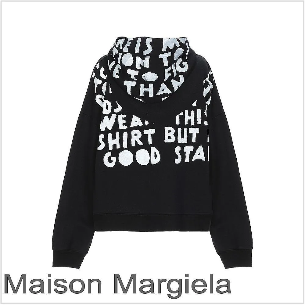 Maison Margiela  |Long Sleeves Plain Hoodies & Sweatshirts