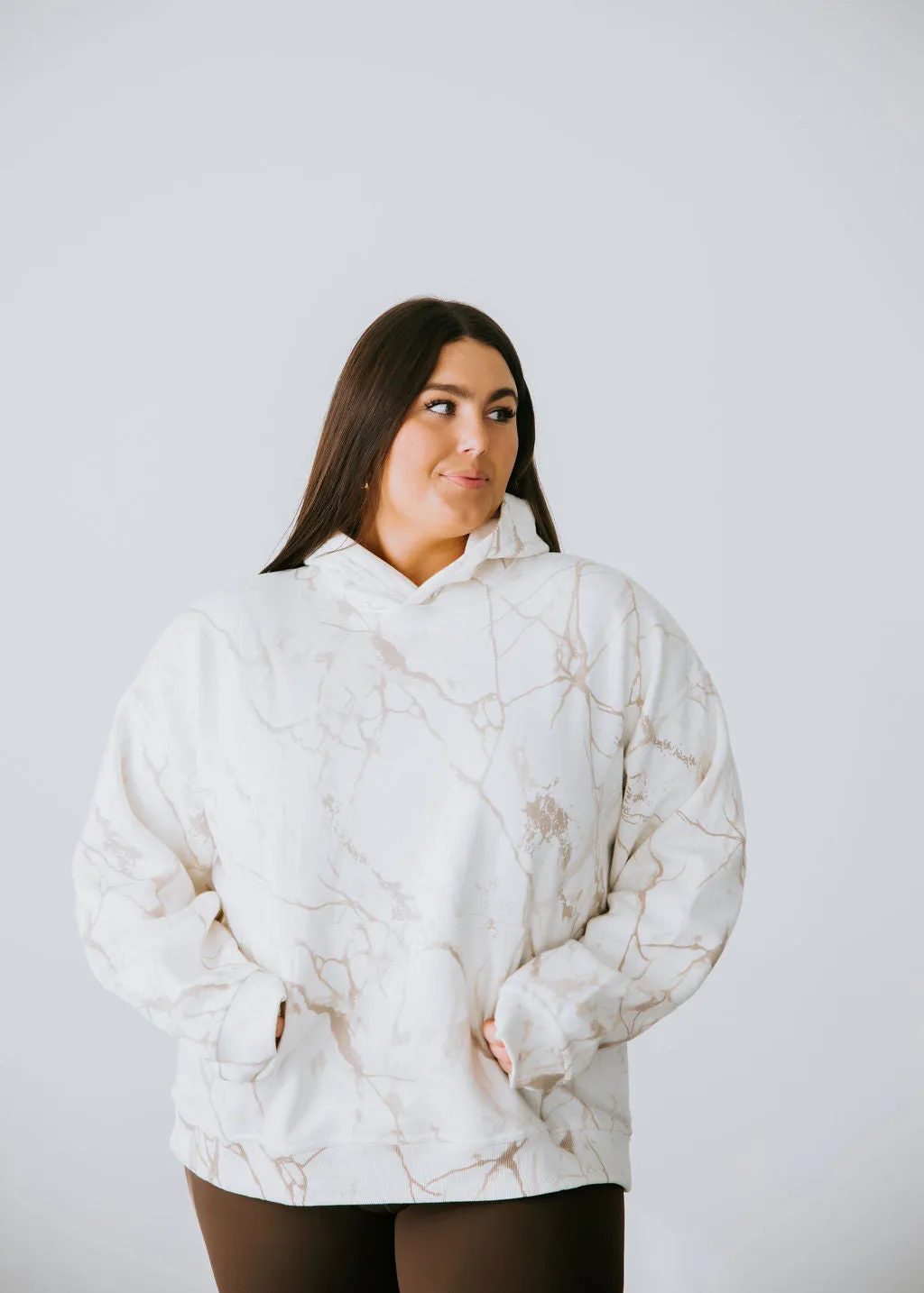 Marble Hoodie by Lily & Lottie