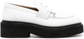 Marni piercing-detail slip-on loafers White