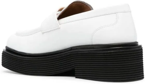 Marni piercing-detail slip-on loafers White