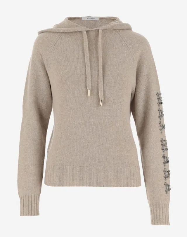 MaxMara  |Street Style Logo Hoodies & Sweatshirts