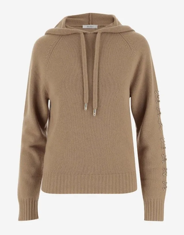 MaxMara  |Street Style Logo Hoodies & Sweatshirts