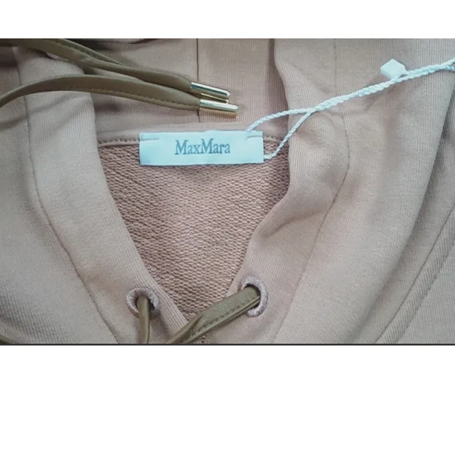 MaxMara  |Unisex Long Sleeves Logo Hoodies & Sweatshirts