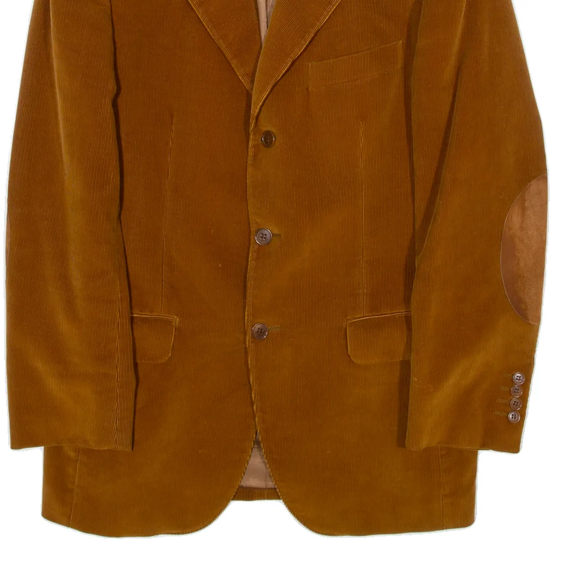 Mens Blazer Jacket Brown 90s M