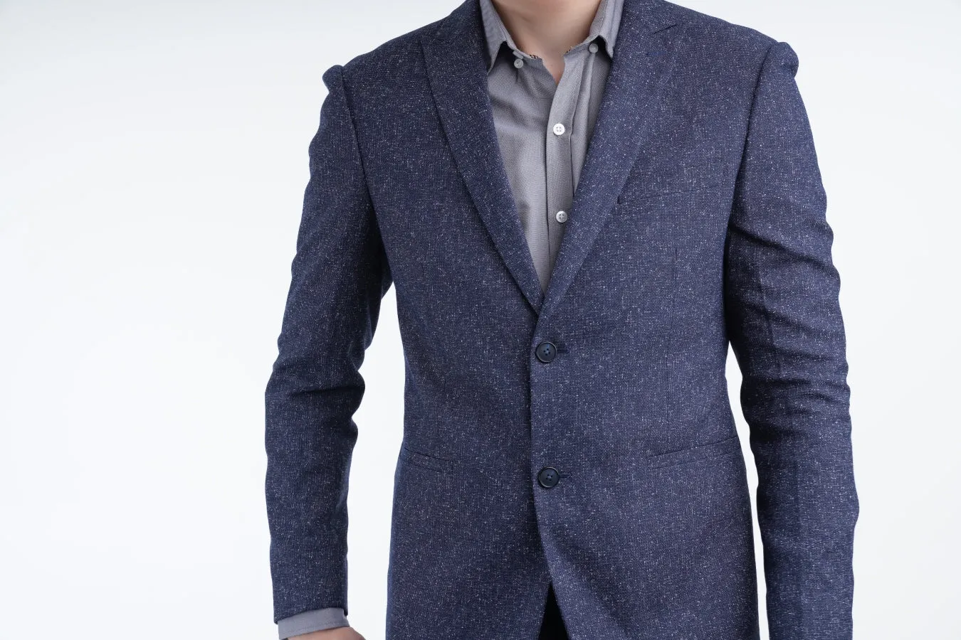 Micro-Patterned Blazer