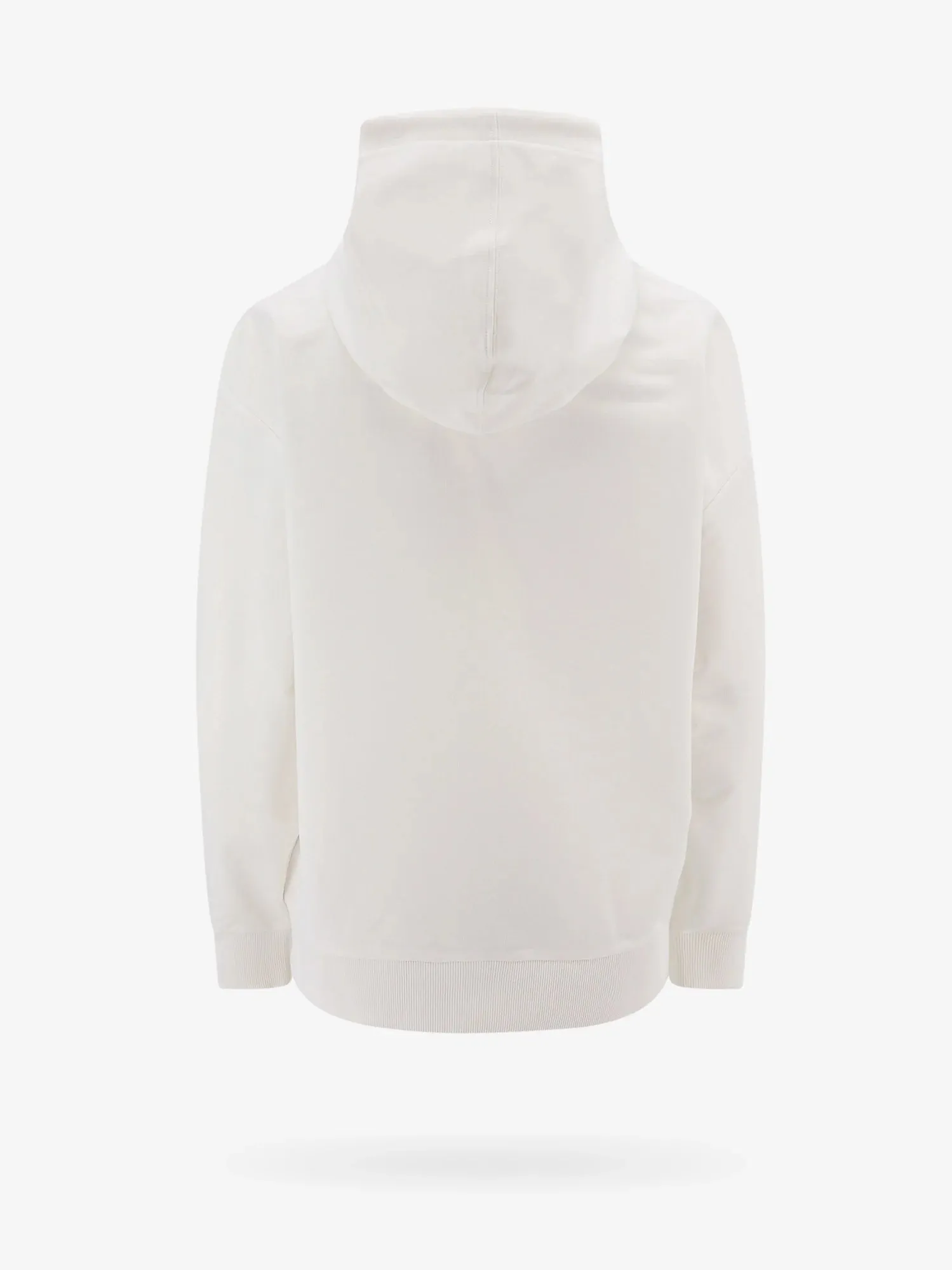 MONCLER  |Crew Neck Long Sleeves Cotton Logo Hoodies & Sweatshirts