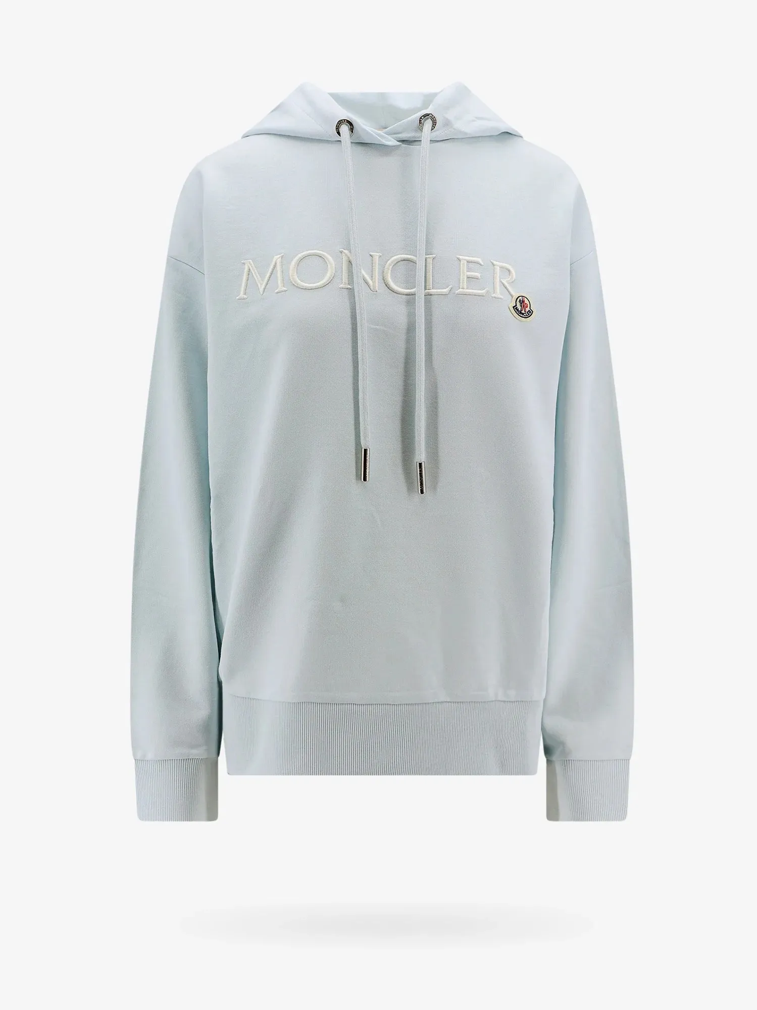 MONCLER  |Crew Neck Long Sleeves Cotton Logo Hoodies & Sweatshirts