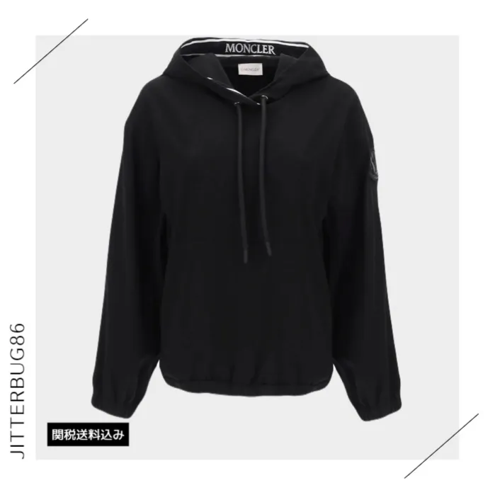 MONCLER  |Plain Logo Hoodies & Sweatshirts