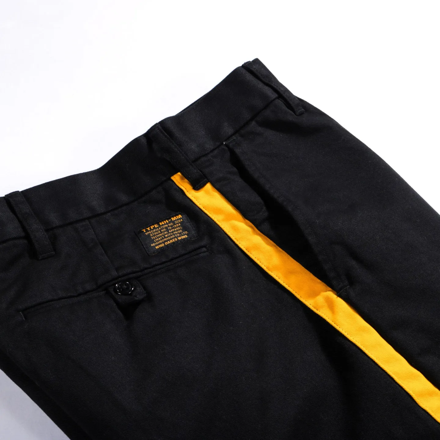 NEIGHBORHOOD MILITARY TROUSERS BLACK