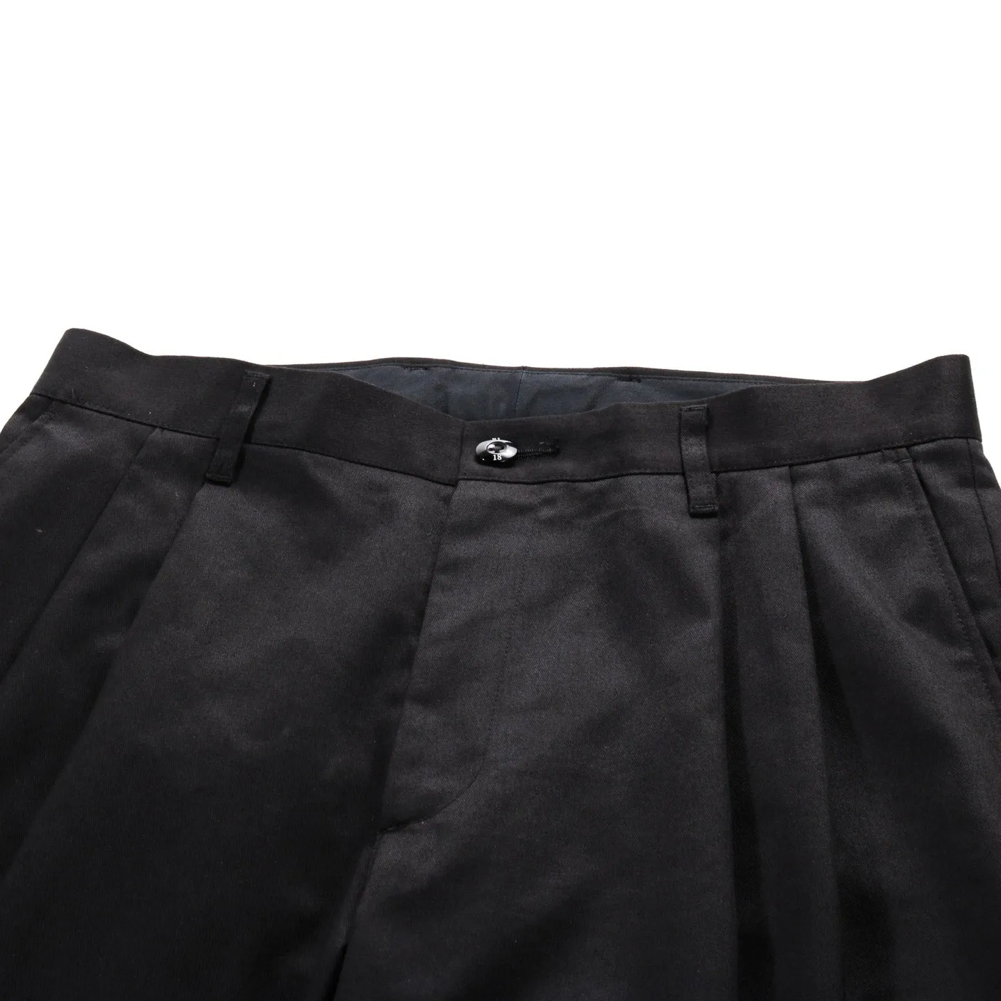 NEIGHBORHOOD TWO TUCK PANTS BLACK