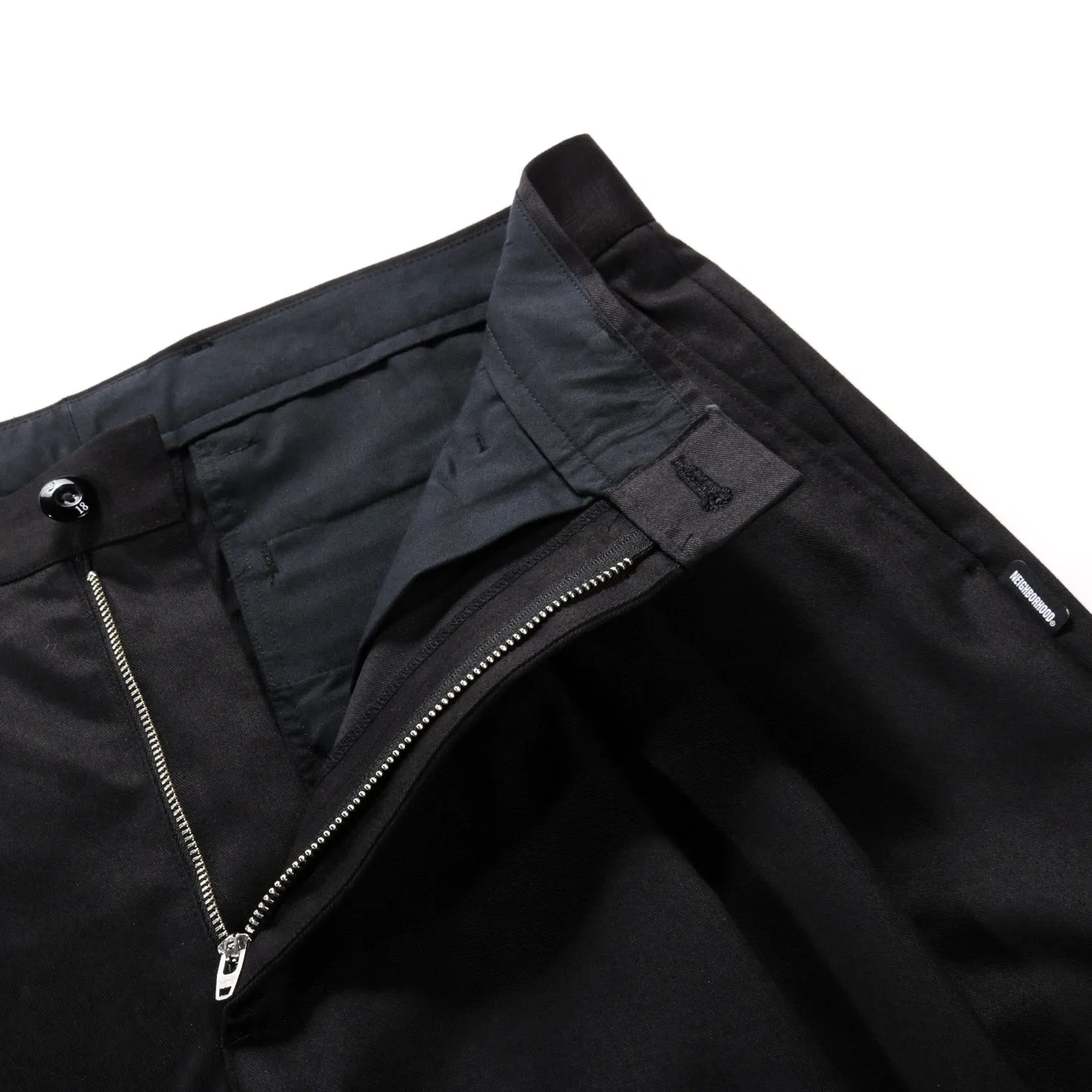 NEIGHBORHOOD TWO TUCK PANTS BLACK