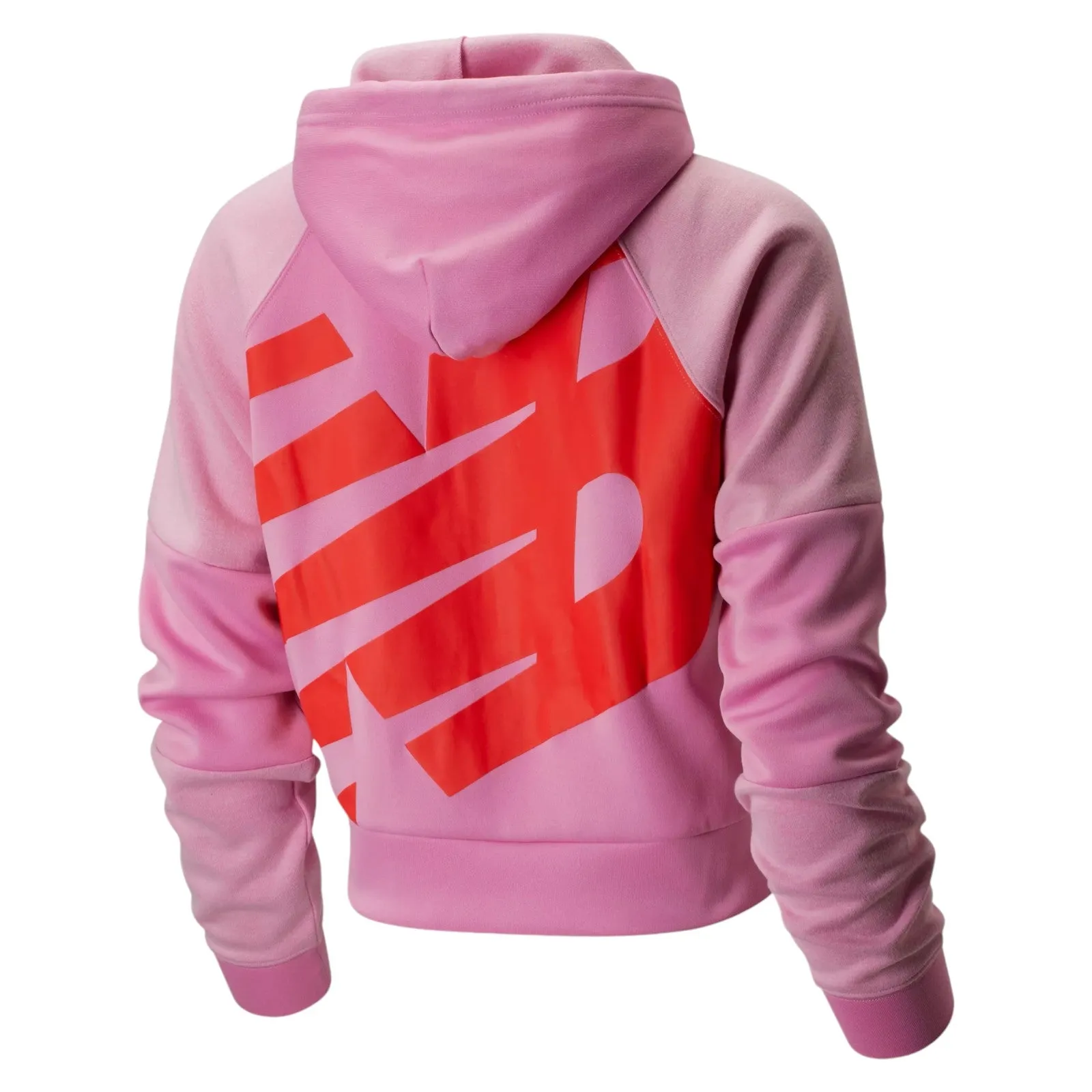 New Balance Womens Archive Full Zip Hoodie - Pink