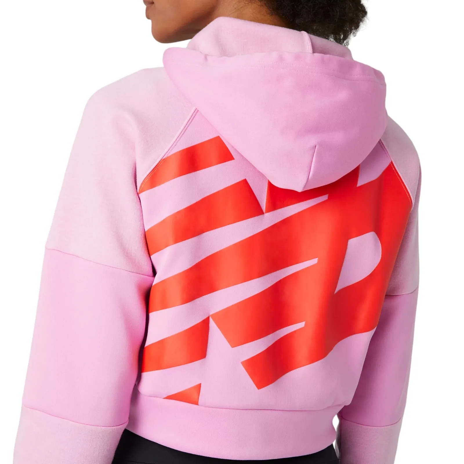 New Balance Womens Archive Full Zip Hoodie - Pink