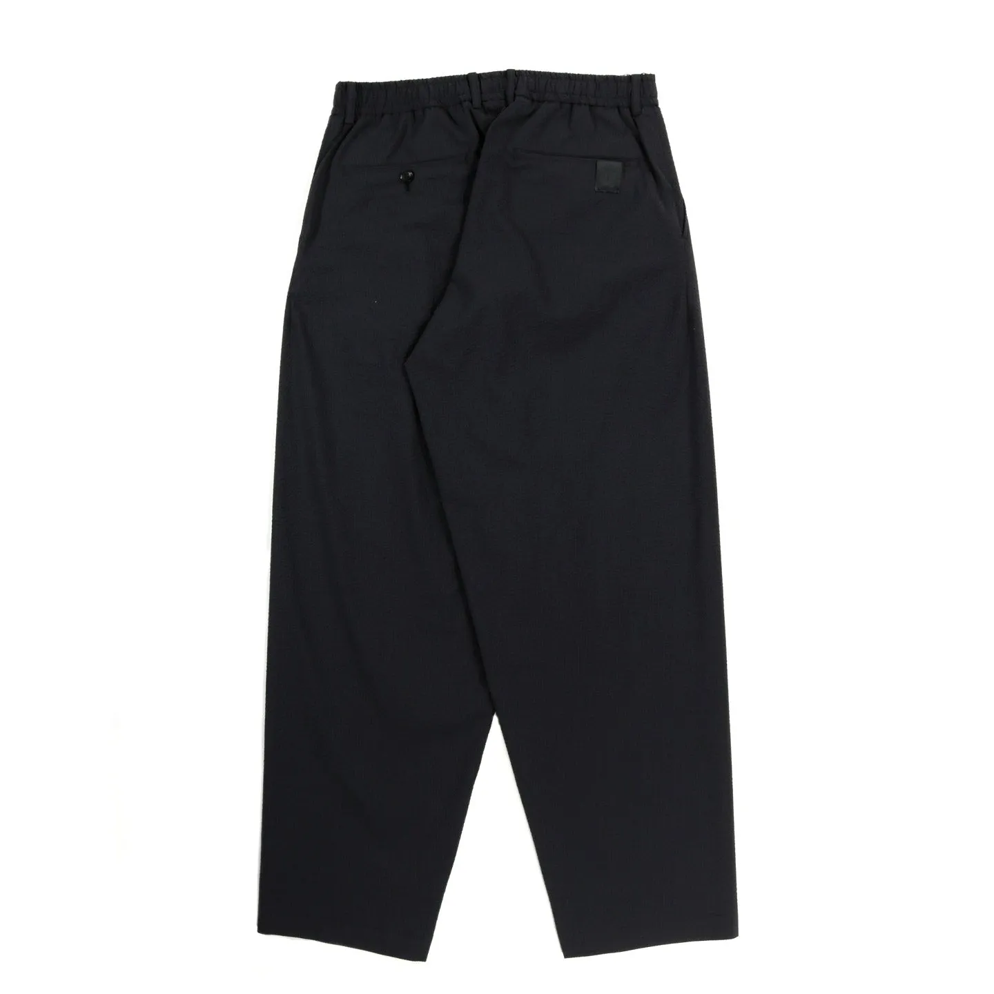 N.HOOLYWOOD 2231-PT20 SEERSUCKER EASY PANTS BLACK