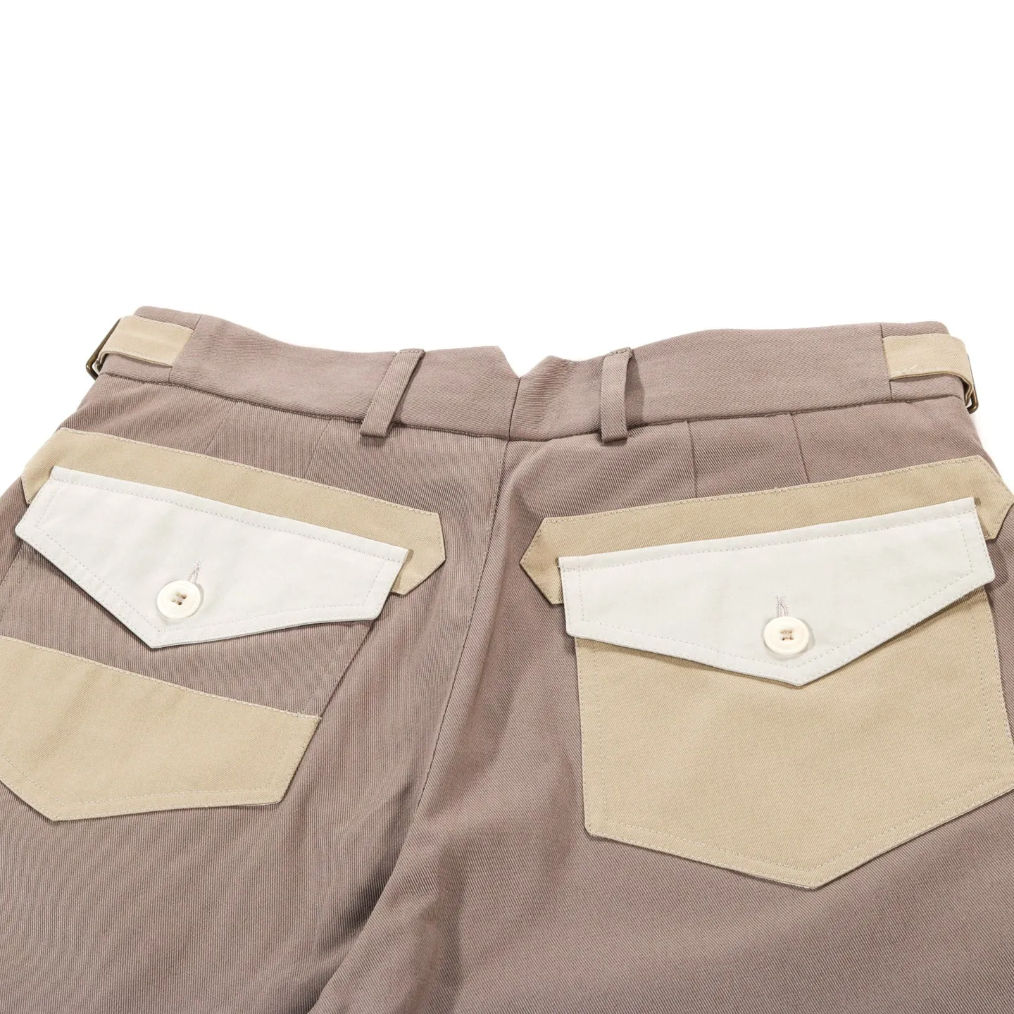 NICHOLAS DALEY TWO POCKET STRAIGHT LEG PANTS KHAKI