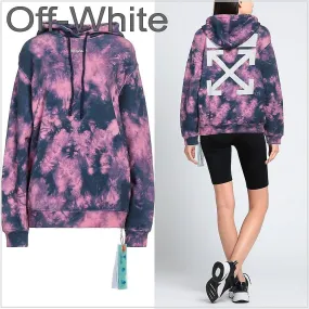 Off-White  |Long Sleeves Cotton Logo Hoodies & Sweatshirts