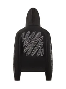 Off-White  |Street Style Logo Hoodies