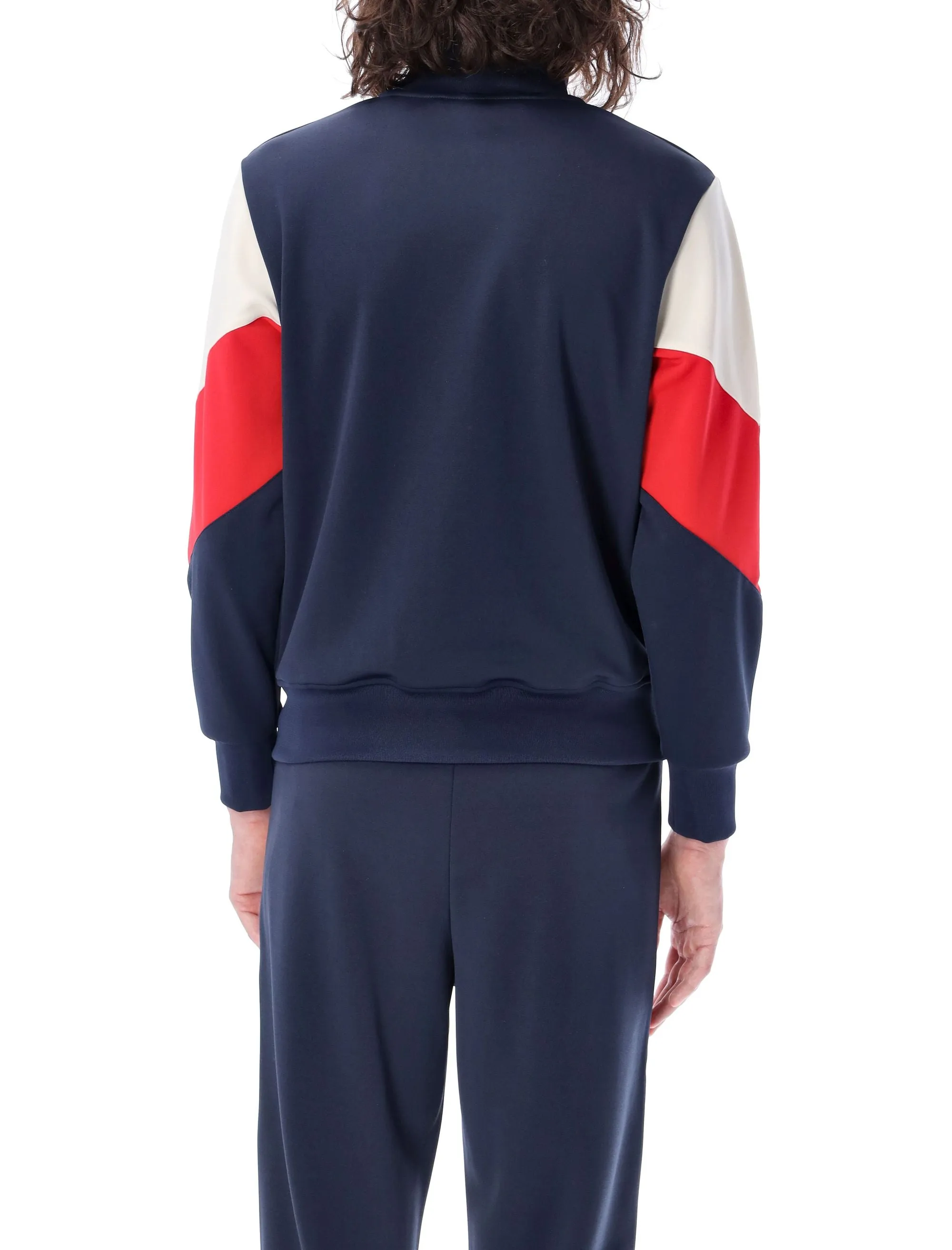 Palm Angels Color Block Zipped Track Jacket