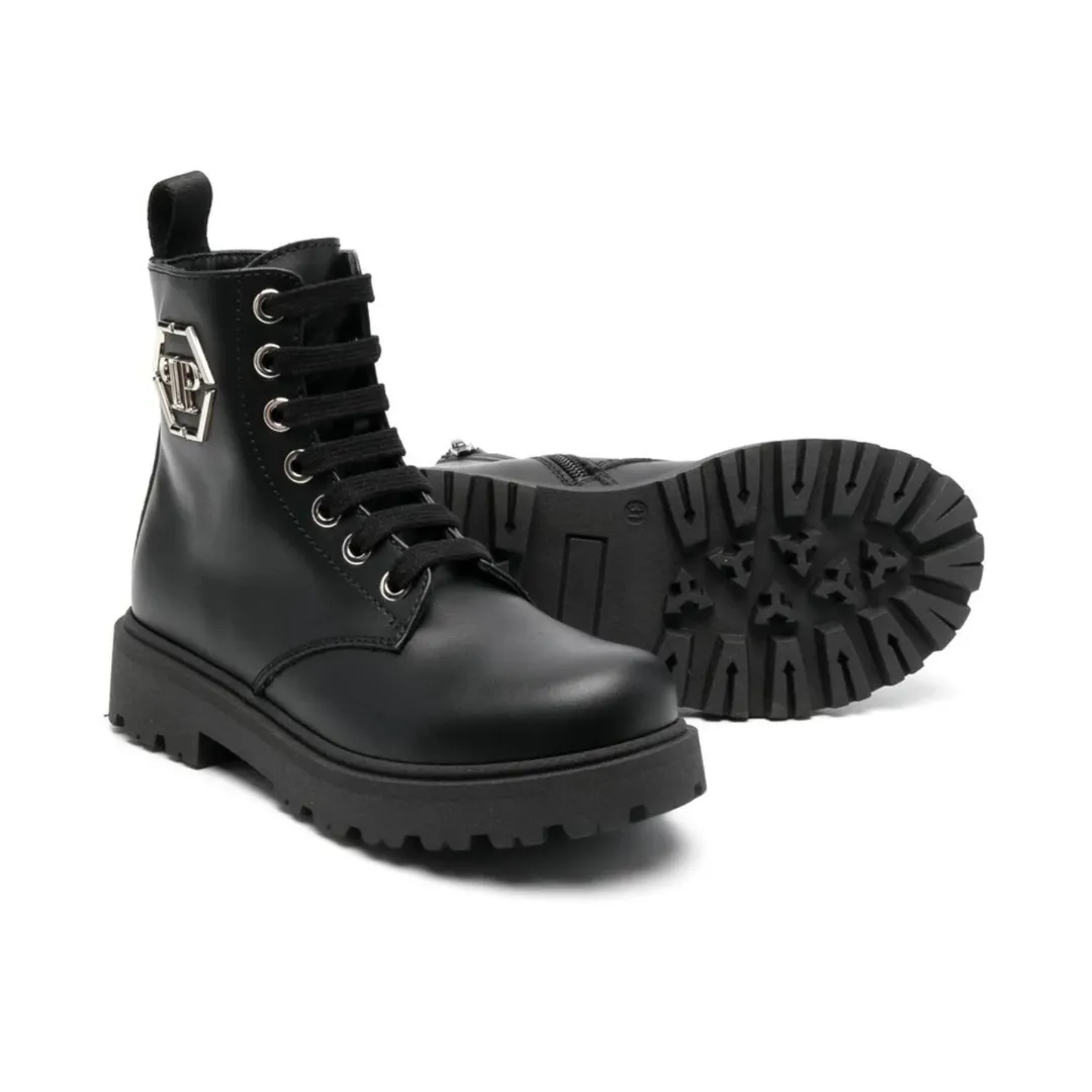 Phillip Plein Boot Logo Black