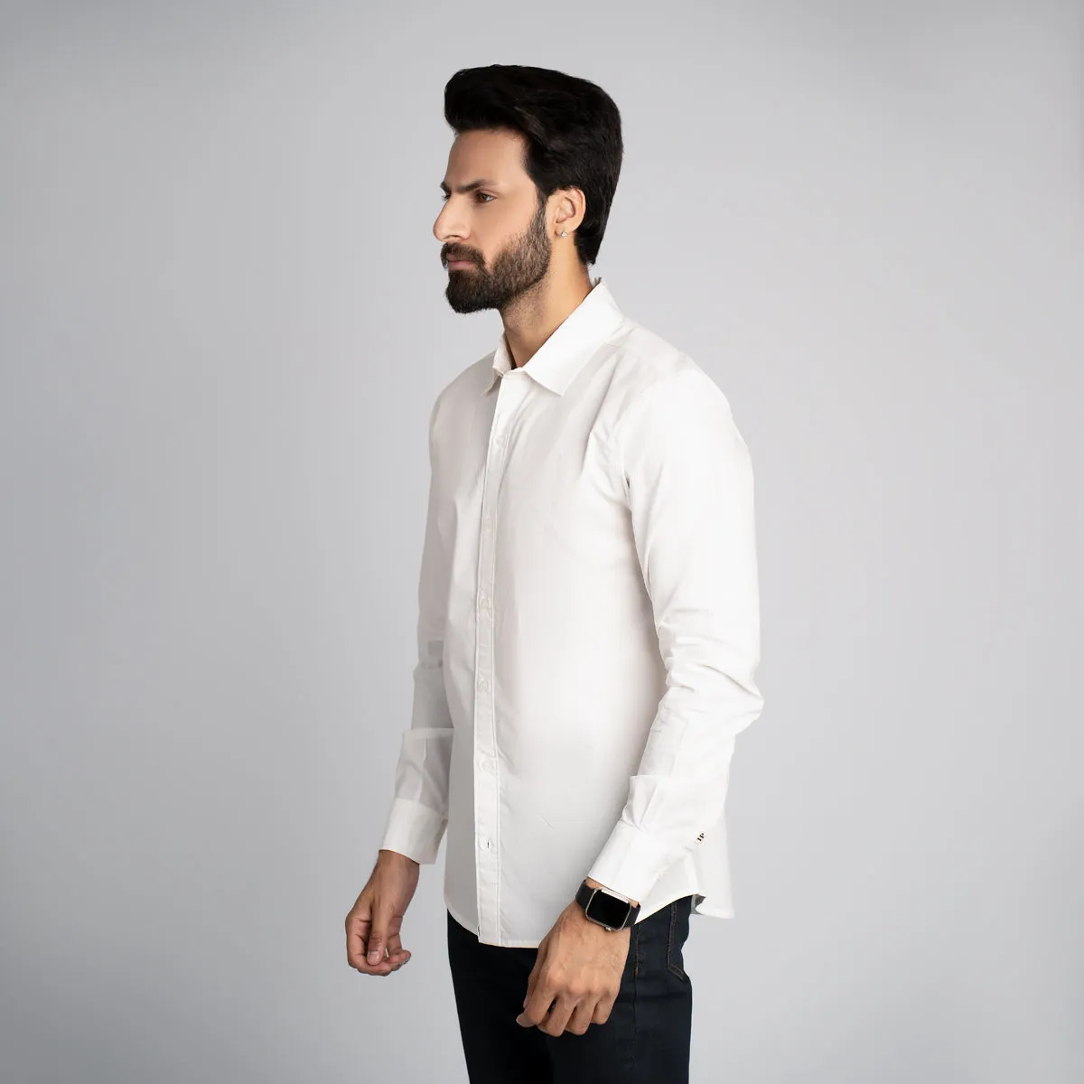 Poplin Plain Oxfort Shirt - HSSM3230003