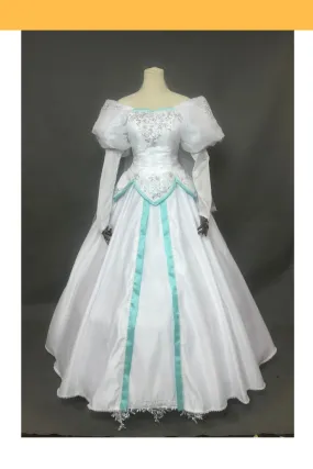 Princess Ariel Embroidered Wedding Dress Little Mermaid Cosplay Costume