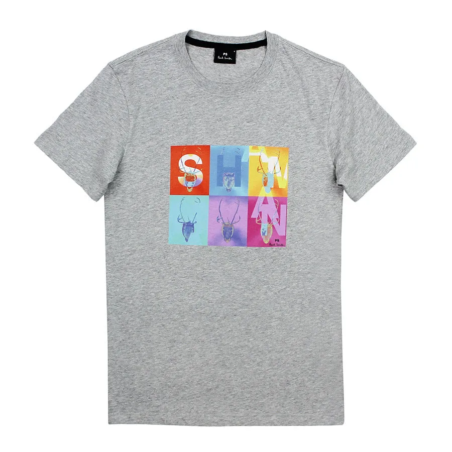 PS Paul Smith - Antler T-Shirt in Grey