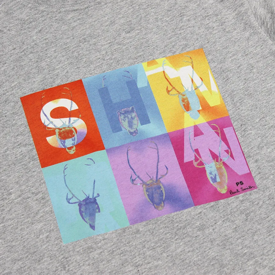 PS Paul Smith - Antler T-Shirt in Grey