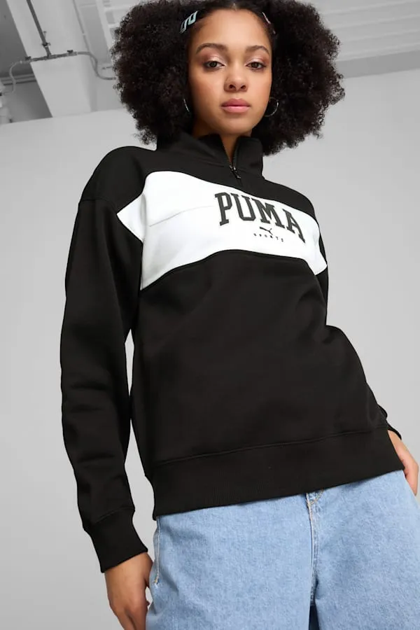 PUMA SQUAD Quarter-Zip Hoodie Women